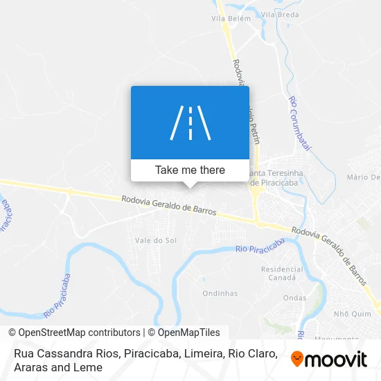 Rua Cassandra Rios map