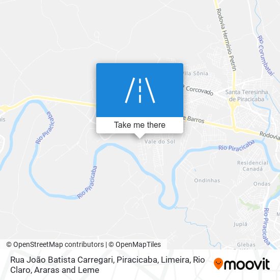 Rua João Batista Carregari map