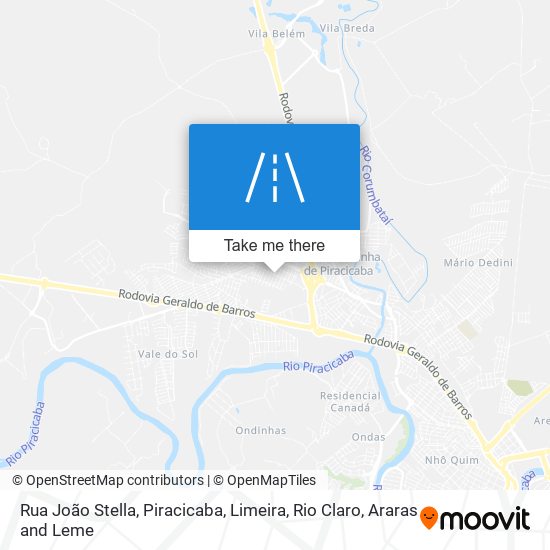 Rua João Stella map