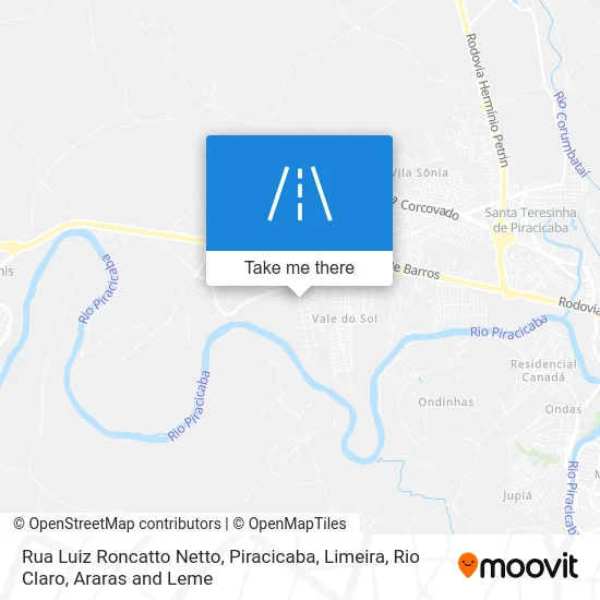 Rua Luiz Roncatto Netto map