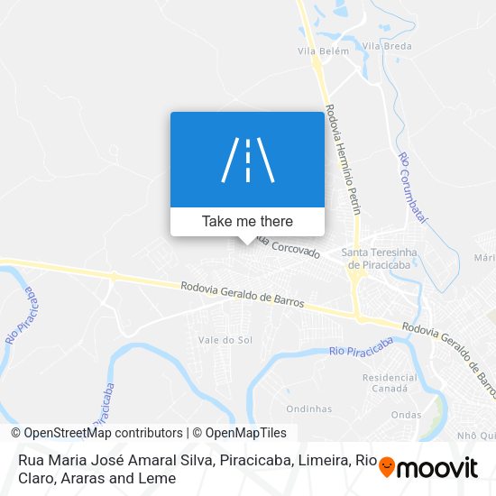 Rua Maria José Amaral Silva map
