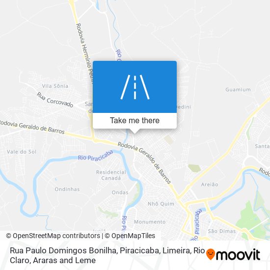 Rua Paulo Domingos Bonilha map