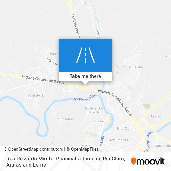Rua Rizzardo Miotto map