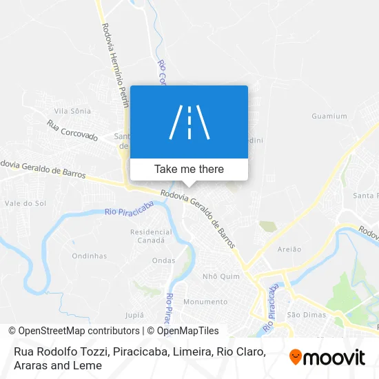 Rua Rodolfo Tozzi map