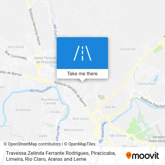 Travessa Zelinda Ferrante Rodrigues map