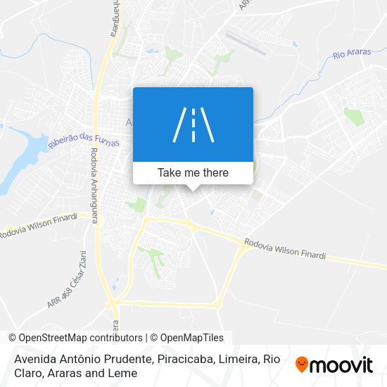 Avenida Antônio Prudente map