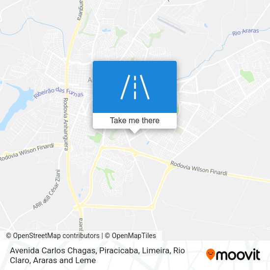 Avenida Carlos Chagas map