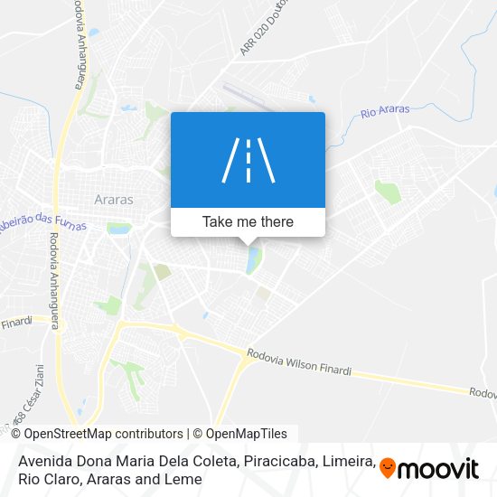 Avenida Dona Maria Dela Coleta map