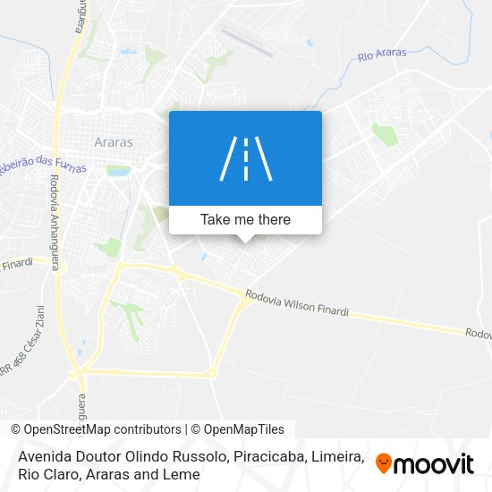 Avenida Doutor Olindo Russolo map