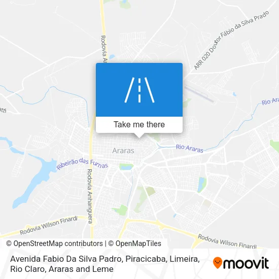 Avenida Fabio Da Silva Padro map