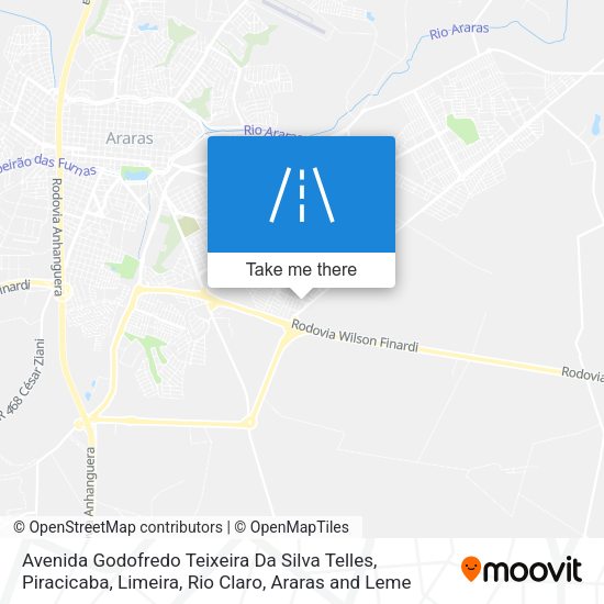 Avenida Godofredo Teixeira Da Silva Telles map