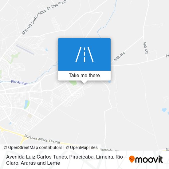 Avenida Luiz Carlos Tunes map