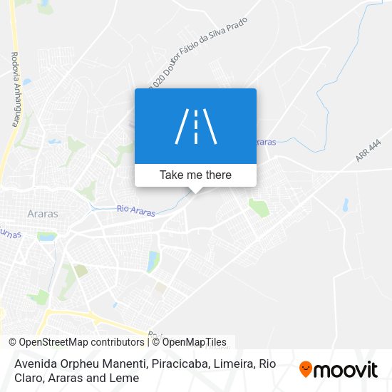 Avenida Orpheu Manenti map