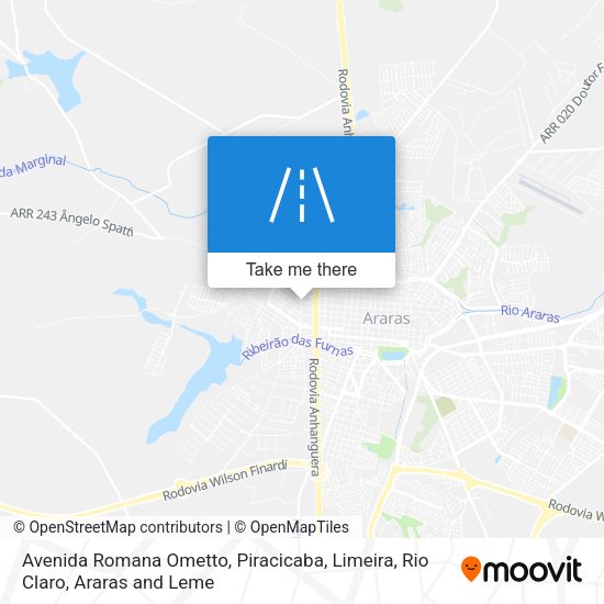 Avenida Romana Ometto map
