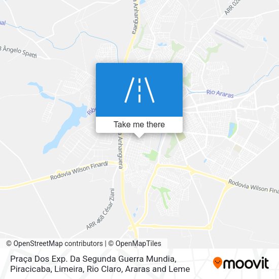 Praça Dos Exp. Da Segunda Guerra Mundia map