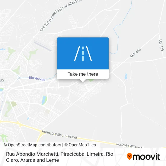 Rua Abondio Marchetti map