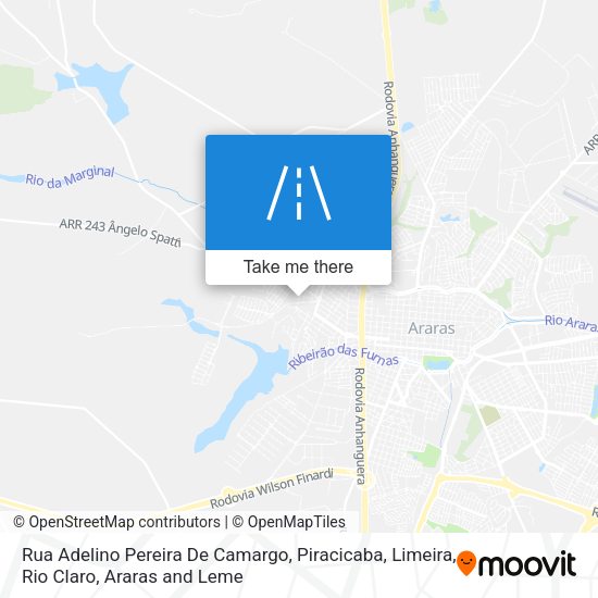 Rua Adelino Pereira De Camargo map