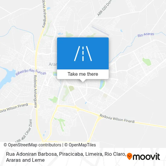 Rua Adoniran Barbosa map