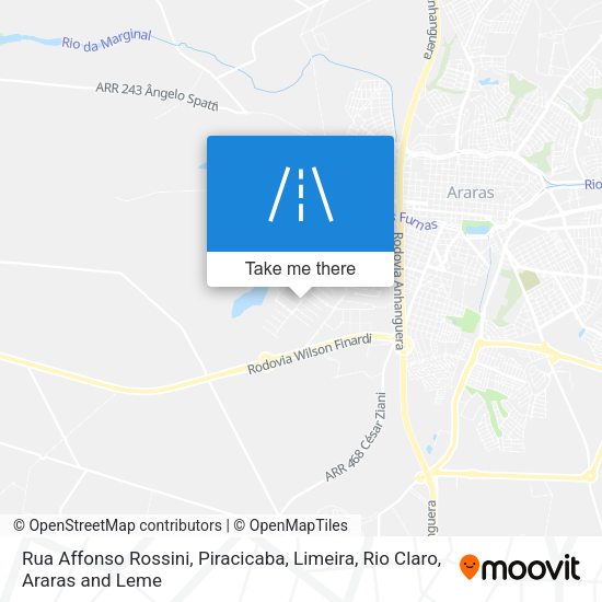 Rua Affonso Rossini map