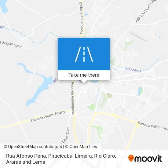 Rua Afonso Pena map