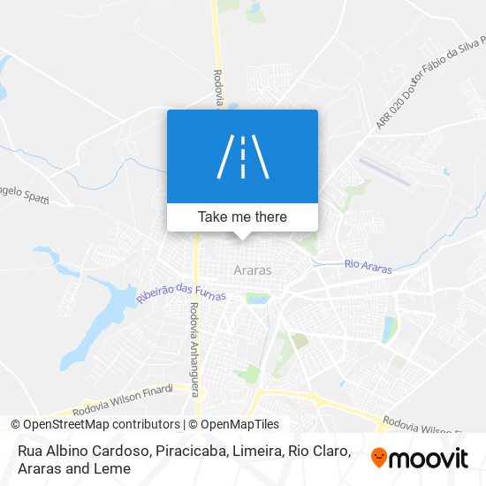 Rua Albino Cardoso map