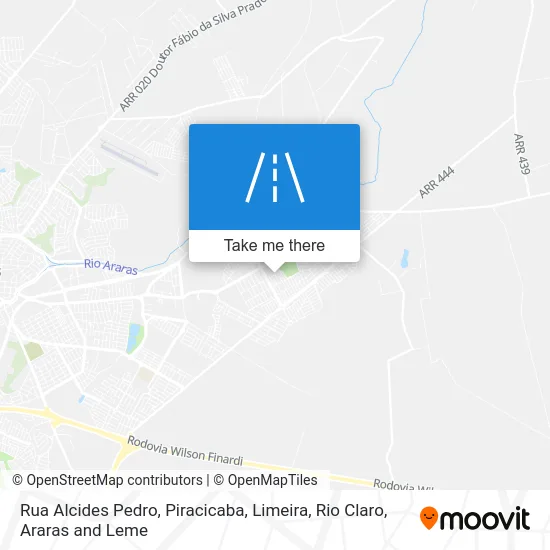 Rua Alcides Pedro map