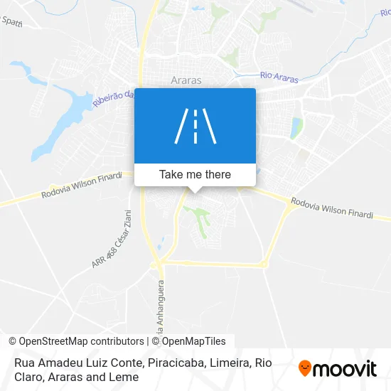 Rua Amadeu Luiz Conte map