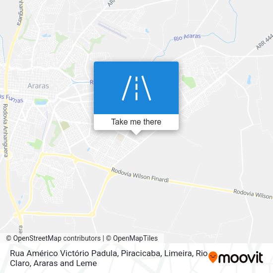 Rua Américo Victório Padula map