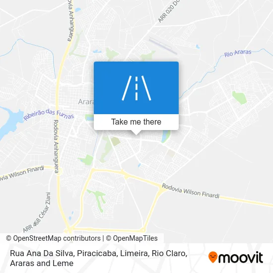 Rua Ana Da Silva map