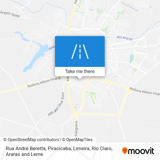 Rua André Beretta map