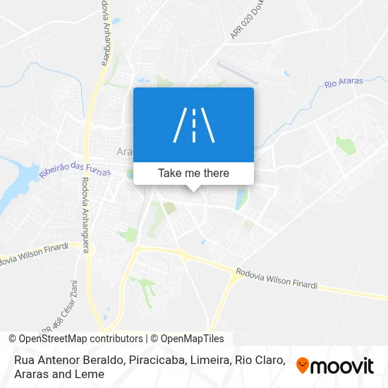 Rua Antenor Beraldo map