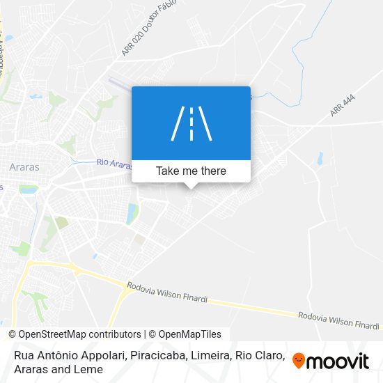 Rua Antônio Appolari map