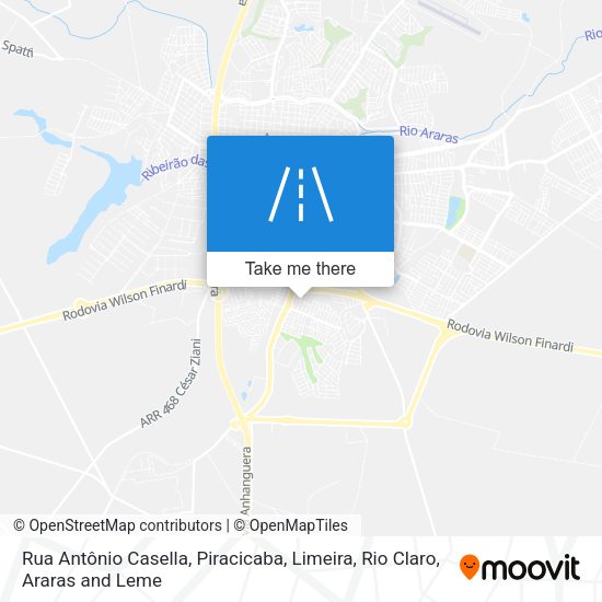 Rua Antônio Casella map
