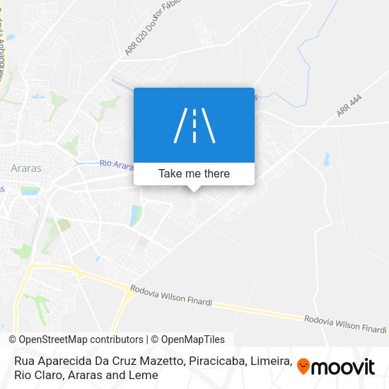 Rua Aparecida Da Cruz Mazetto map