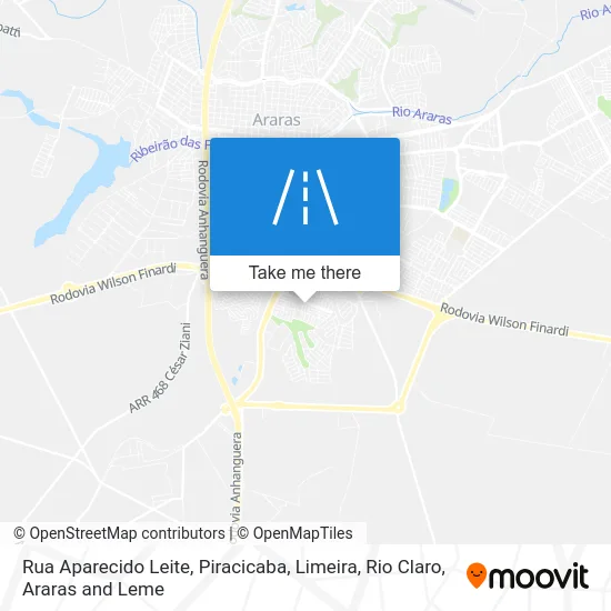 Rua Aparecido Leite map