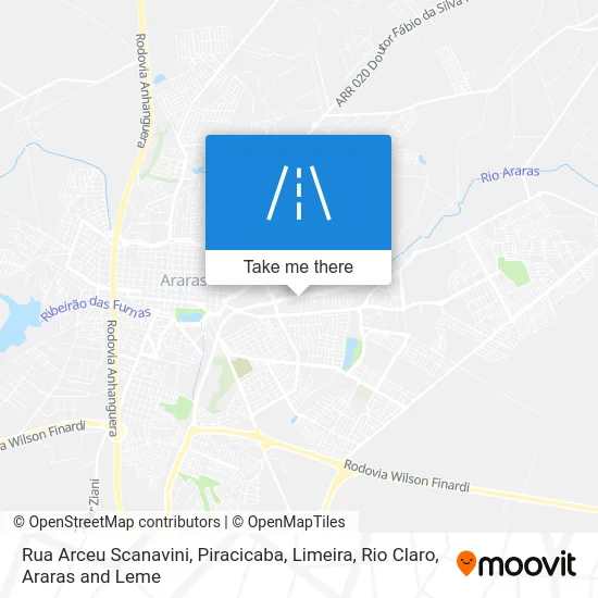Rua Arceu Scanavini map