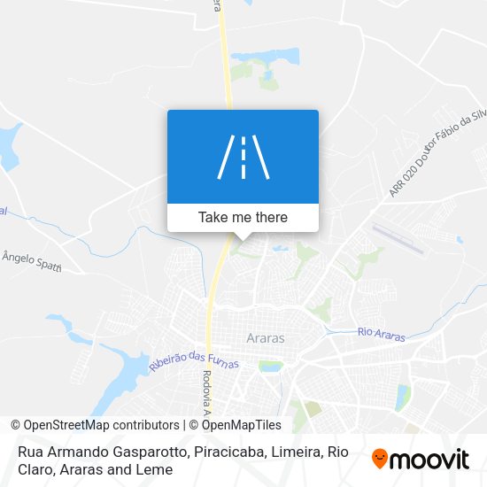 Rua Armando Gasparotto map