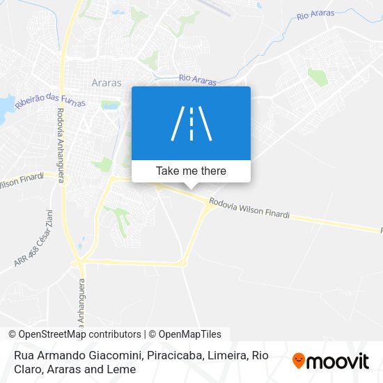 Rua Armando Giacomini map