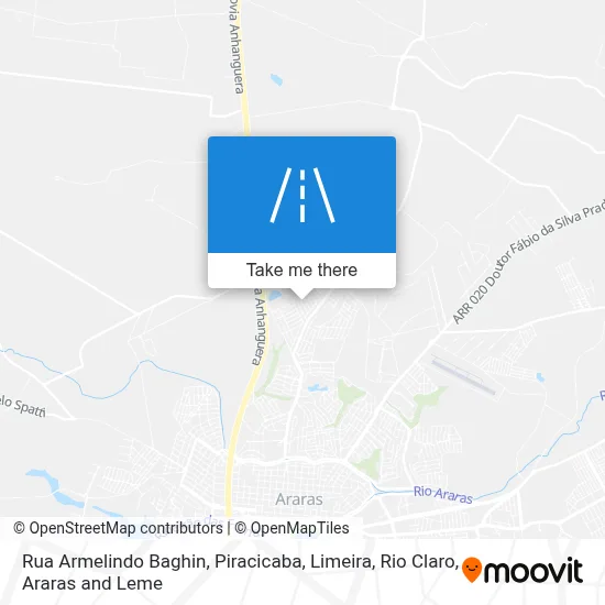 Rua Armelindo Baghin map