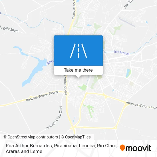 Rua Arthur Bernardes map