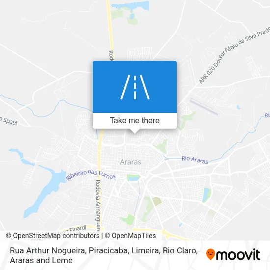 Rua Arthur Nogueira map