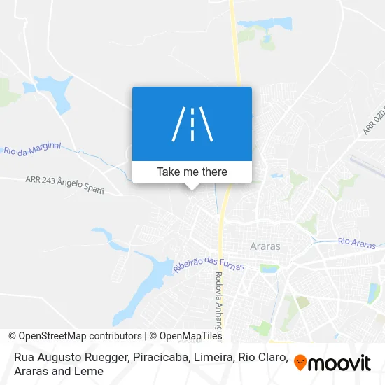 Rua Augusto Ruegger map