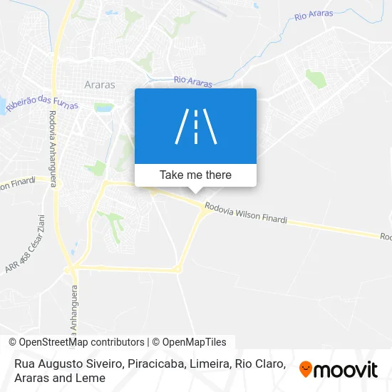 Rua Augusto Siveiro map
