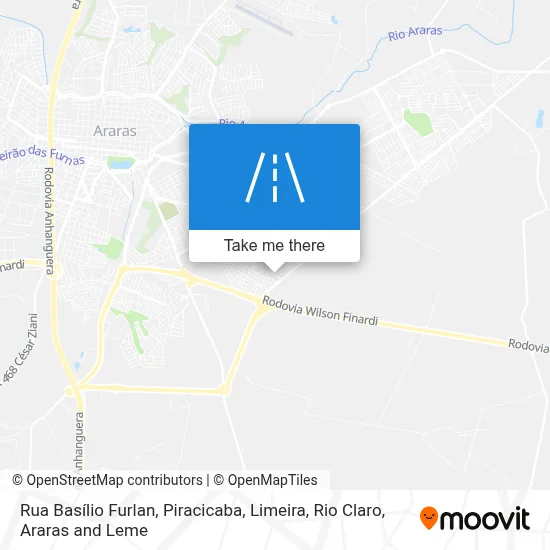 Rua Basílio Furlan map