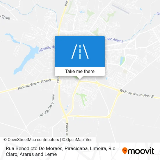 Rua Benedicto De Moraes map