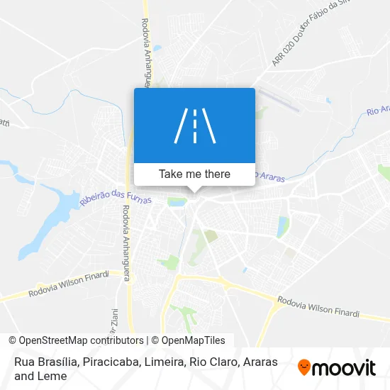 Rua Brasília map