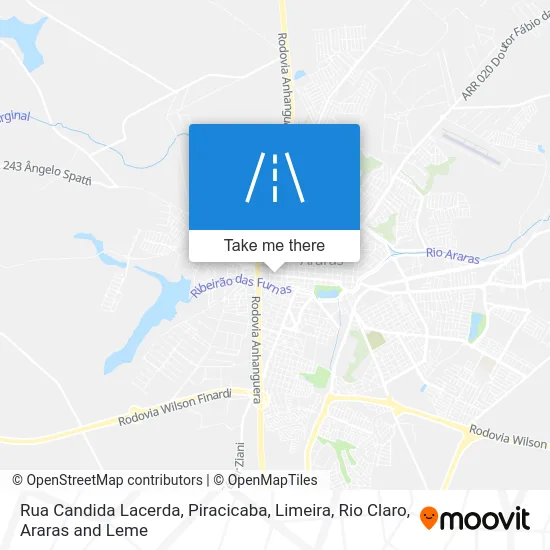 Rua Candida Lacerda map