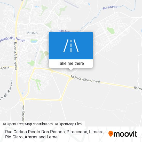 Rua Carlina Picolo Dos Passos map