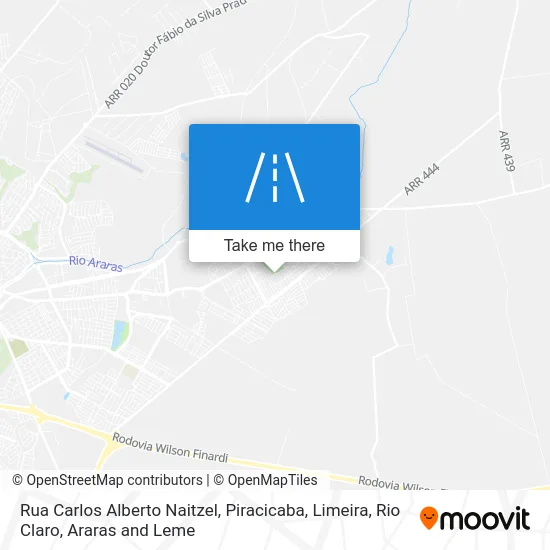 Rua Carlos Alberto Naitzel map