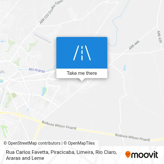 Rua Carlos Favetta map